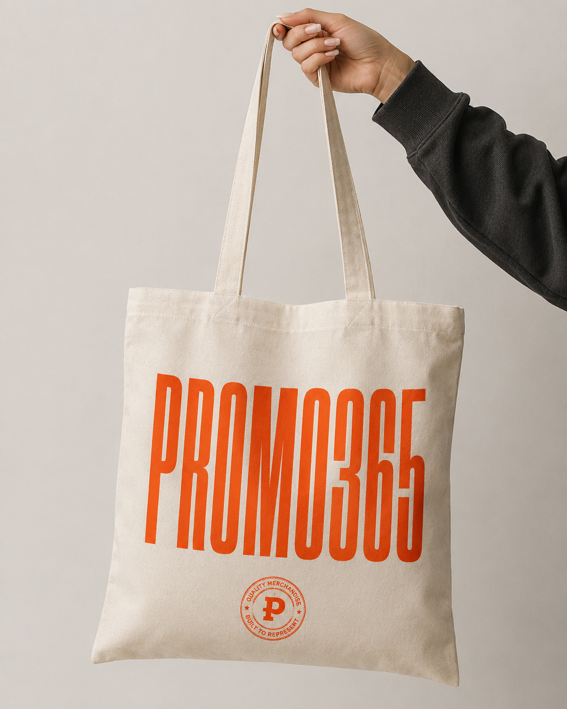 Krepšiai su Promo365 logotipu